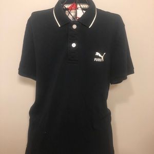 Black Puma cotton polo - size Large